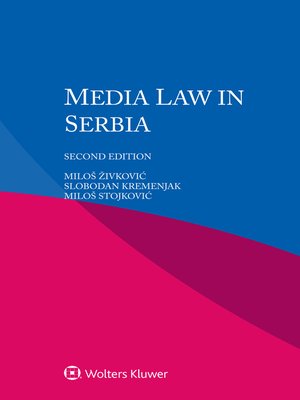 cover image of Media Law in Serbia
